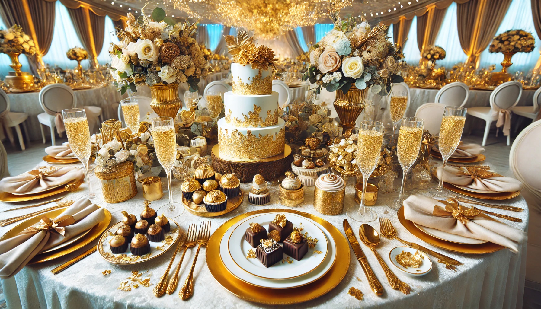 tay Fresh and Creative with Edible Gold and Silver Leaf!
